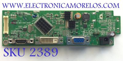 MAIN PARA MONITOR ACER / NUMERO DE PARTE GQ9CBMA16500 / 715G3603-M01-000-004F / MODELO S231HL BID 